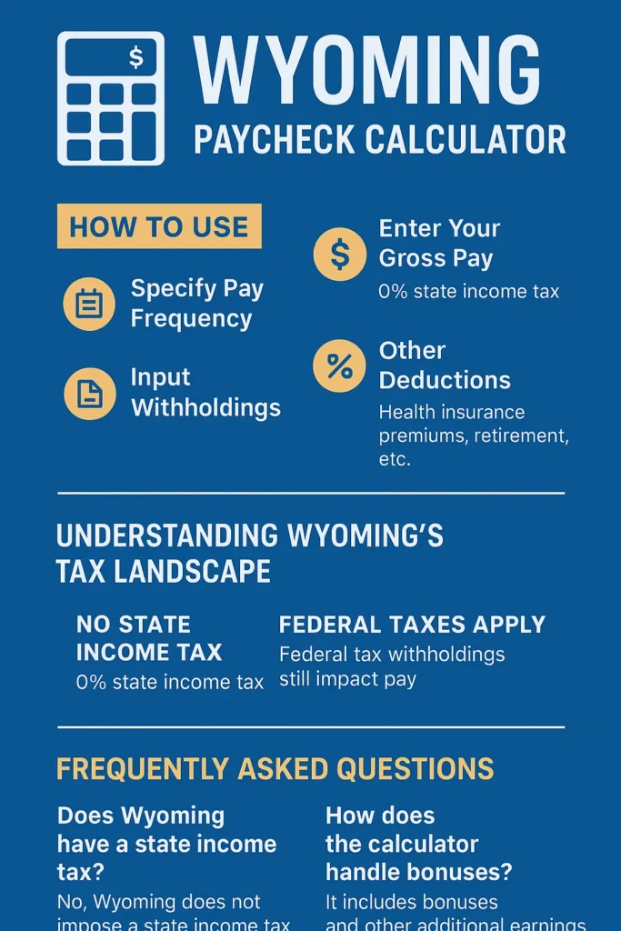 Wyoming Paycheck Calculator